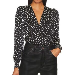 Revolve Polka-Dot Body Suit